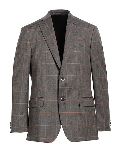 LARDINI Blazer Dark brown 100% Wool