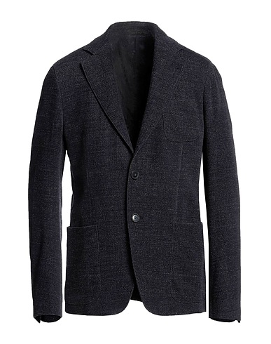 GIORGIO ARMANI Blazer Midnight blue 54% Virgin Wool, 31% Cotton, 13% Modal, 2% Elastane