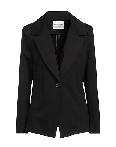 BRAND UNIQUE Jackett Schwarz 65% Viskose, 30% Polyamid, 5% Elastan