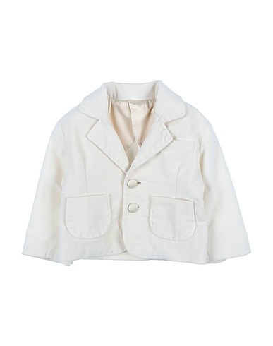 MANUELL & FRANK Blazer Ivory 98% Cotton, 2% Elastane