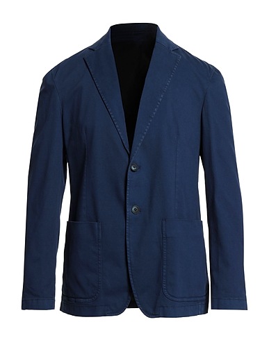 DONDUP Blazer Blue 88% Cotton, 10% Polyester, 2% Elastane