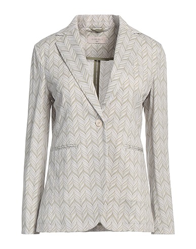 CIRCOLO 1901 Blazer Sage green 97% Cotton, 3% Elastane