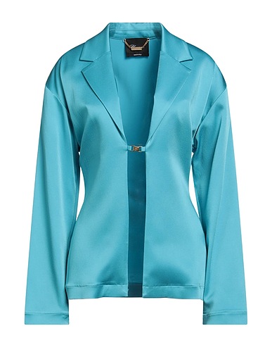 BLUMARINE Blazer Azure 71% Acetate, 27% Viscose, 2% Elastane