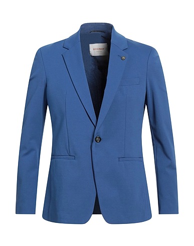 OFFICINA 36 Blazer Light blue 52% Cotton, 40% Nylon, 8% Elastane