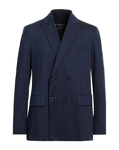 CIRCOLO 1901 Blazer Navy blue 92% Cotton, 8% Elastane