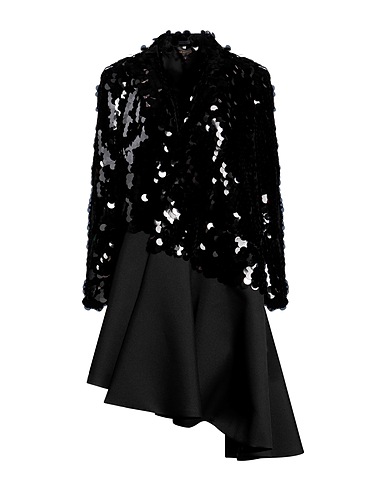 COMME des GARÇONS Full-length jacket Black 100% Polyester