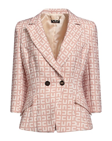 ELISABETTA FRANCHI Blazer Sand 96% Polyester, 4% Elastane