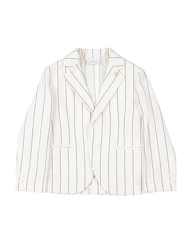 MANUEL RITZ Blazer Ivory 50% Linen, 30% Cotton, 20% Polyester