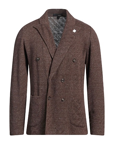 LARDINI Blazers Braun 73% Leinen, 27% Baumwolle