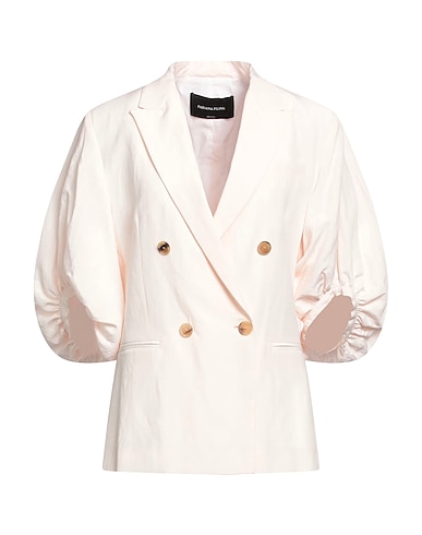 FABIANA FILIPPI Blazer Light pink 52% Linen, 48% Silk