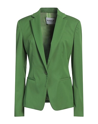 DONDUP Giacca Verde 99% Lana Vergine, 1% Elastan