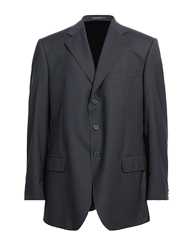 LUBIAM Blazer Midnight blue Virgin Wool