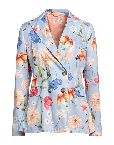 KILTIE Blazer Sky blue 100% Viscose