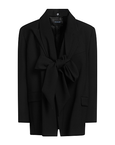 MUGLER Blazer Black 100% Virgin Wool