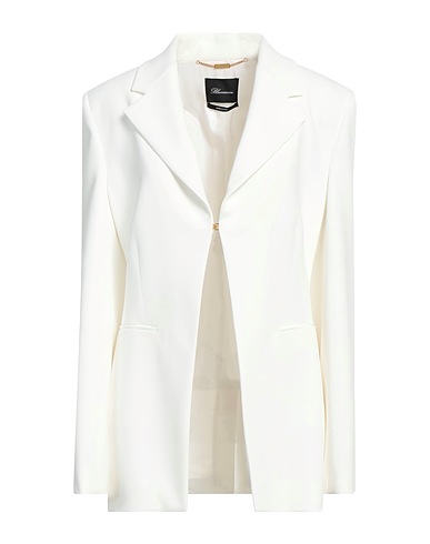 BLUMARINE Blazer White 70% Viscose, 26% Acetate, 4% Elastane