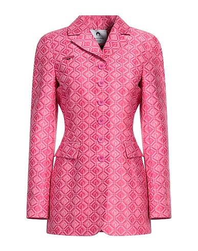 MARINE SERRE Blazer GOLD LINE Fuchsia 65% Cotton, 30% Polyester, 5% Polyamide