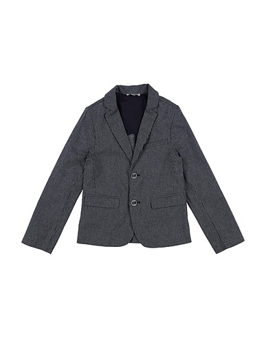 PLEASE Blazer Navy blue 69% Cotton, 23% Polyester, 4% Other Fibres, 3% Polyamide, 1% Elastane