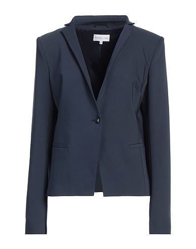 PATRIZIA PEPE Blazer Navy 53% Cotton, 44% Polyester, 3% Elastane