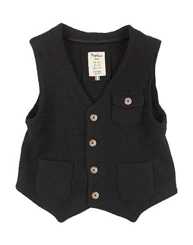 NUPKEET Suit vest Black 60% Viscose, 40% Wool