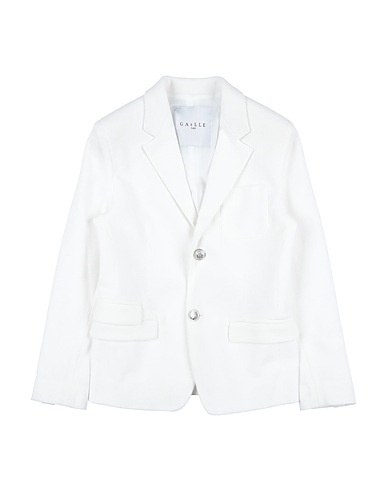 GAëLLE Paris Giacca Bianco 50% Cotone, 50% Poliestere