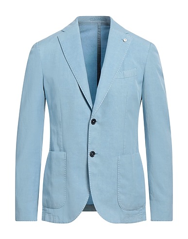 L.B.M. 1911 Blazer Sky blue 59% Lyocell, 23% Linen, 18% Cotton