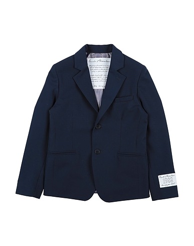 DANIELE ALESSANDRINI Blazer Midnight blue 65% Polyester, 30% Viscose, 5% Elastane
