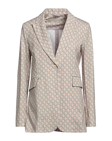 CIRCOLO 1901 Blazer Ivory 94% Cotton, 6% Elastane