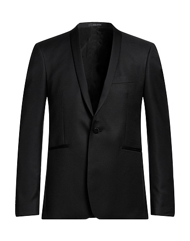 TAGLIATORE Blazer Black 83% Virgin Wool, 17% Silk