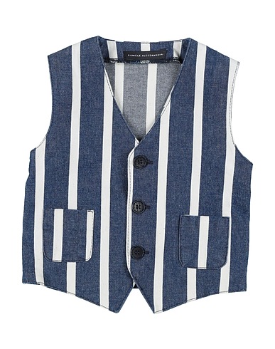 DANIELE ALESSANDRINI Suit vest 98% Cotton, 2% Elastane