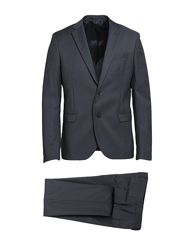 MANUEL RITZ Suits Black 81% Polyester, 17% Viscose, 2% Elastane