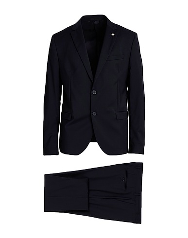 MANUEL RITZ Suits Midnight blue 81% Polyester, 17% Viscose, 2% Elastane