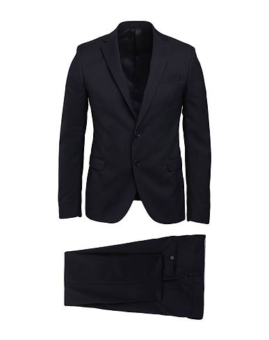 MANUEL RITZ Suits Black 87% Polyester, 10% Viscose, 3% Elastane
