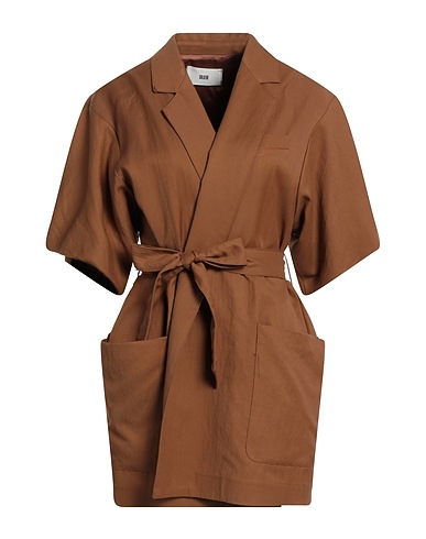 SOLOTRE Blazer Brown 47% Viscose, 44% Cotton, 9% Nylon