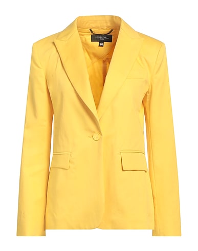 WEEKEND MAX MARA Blazer Yellow 73% Cotton, 27% Linen