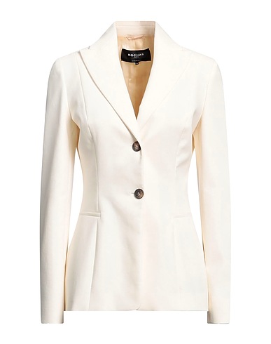 ROCHAS Blazer Ivory 96% Cotton, 4% Elastane
