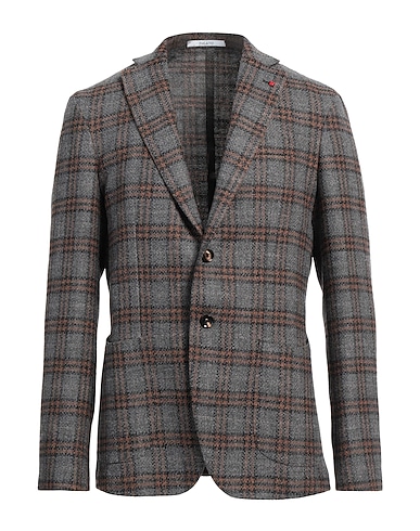 FUGÀTO Blazer Grey 86% Virgin Wool, 14% Polyester