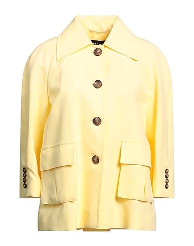 ROCHAS Blazer Pastel yellow 70% Viscose, 30% Polyester