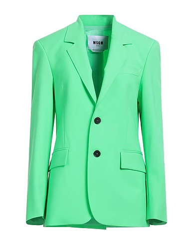 MSGM Giacca Verde 96% Lana Vergine, 4% Elastan