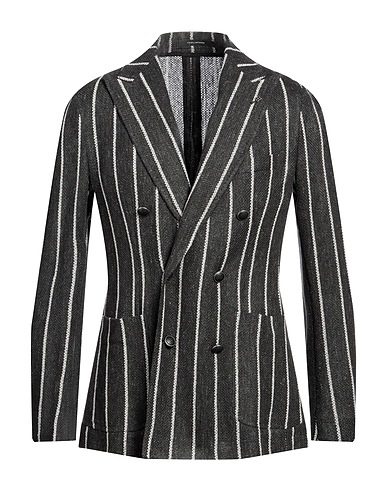 TAGLIATORE Blazer Verde scuro 90% Lino, 6% Cotone, 4% Poliammide