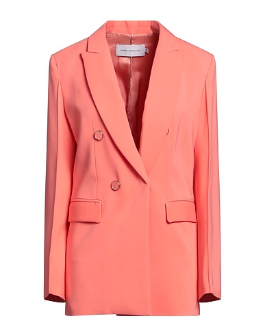 SIMONA CORSELLINI Blazer Salmon pink 96% Viscose, 4% Elastane