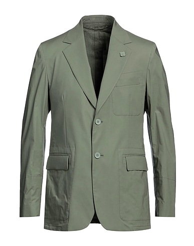 LARDINI Blazer Verde militare 97% Cotone, 3% Elastan