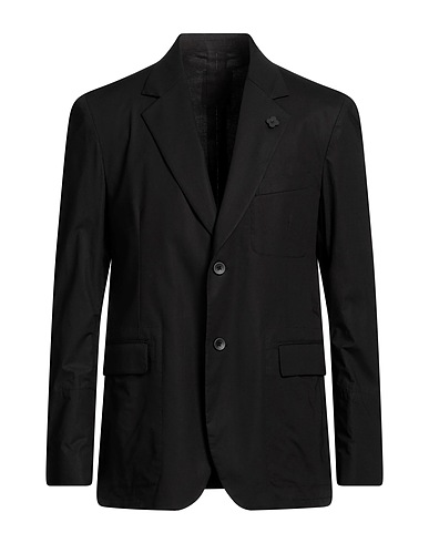 LARDINI Blazer Nero 97% Cotone, 3% Elastan