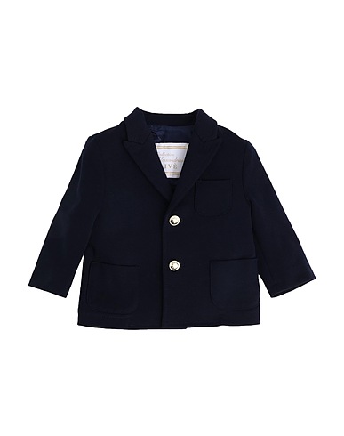 DANIELE ALESSANDRINI Blazer COLLECTION PRIVÈ Midnight blue 52% Cotton, 40% Polyamide, 8% Elastane