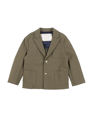 DANIELE ALESSANDRINI Blazer COLLECTION PRIVÈ Verde militare 52% Cotone, 40% Poliammide, 8% Elastan