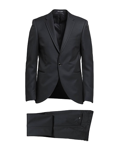 PAL ZILERI CERIMONIA Suits Black 52% Viscose, 48% Wool