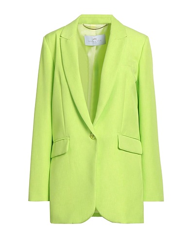 NENETTE Giacca Verde lime 100% Poliestere, Acetato
