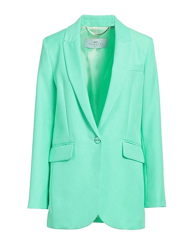 NENETTE Blazer Light green 100% Polyester, Acetate