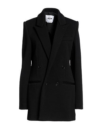 MSGM Blazer Black 100% Polyamide