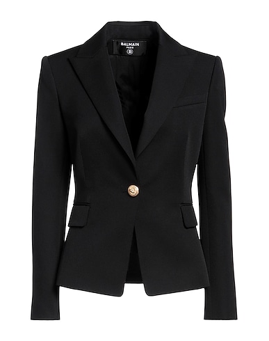 BALMAIN Blazer Black 100% Virgin Wool