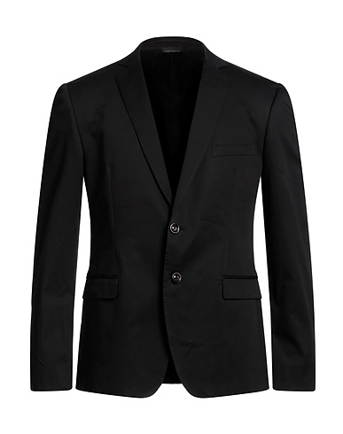 TONELLO Blazer Black 97% Cotton, 3% Elastane